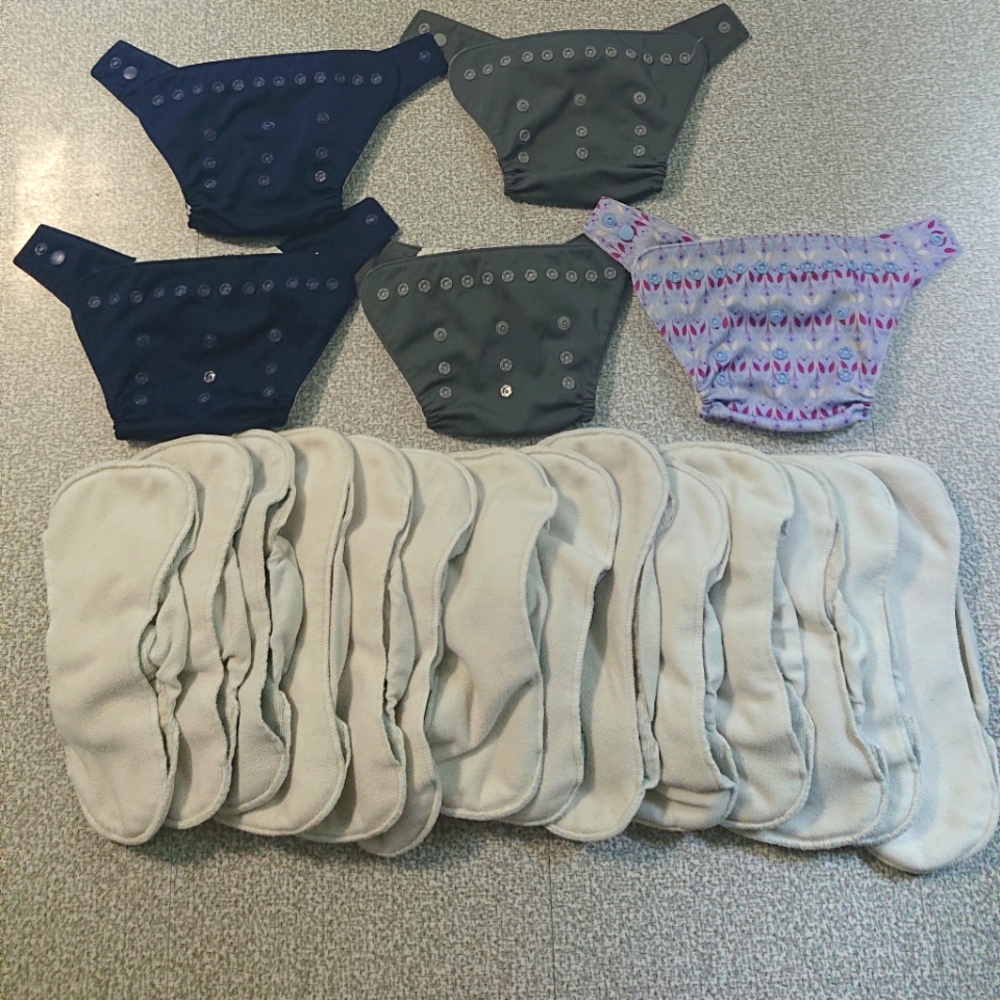 Grovia hybrid cloth diaper lot